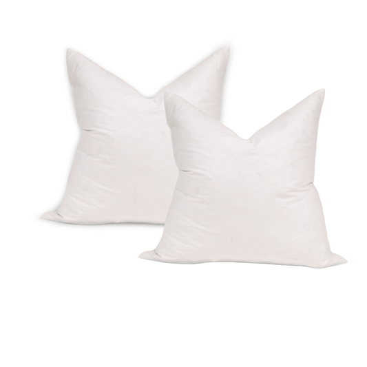 18x18 Goose Down Throw Pillow Inserts (Set of 2) - Maison Des Garçon