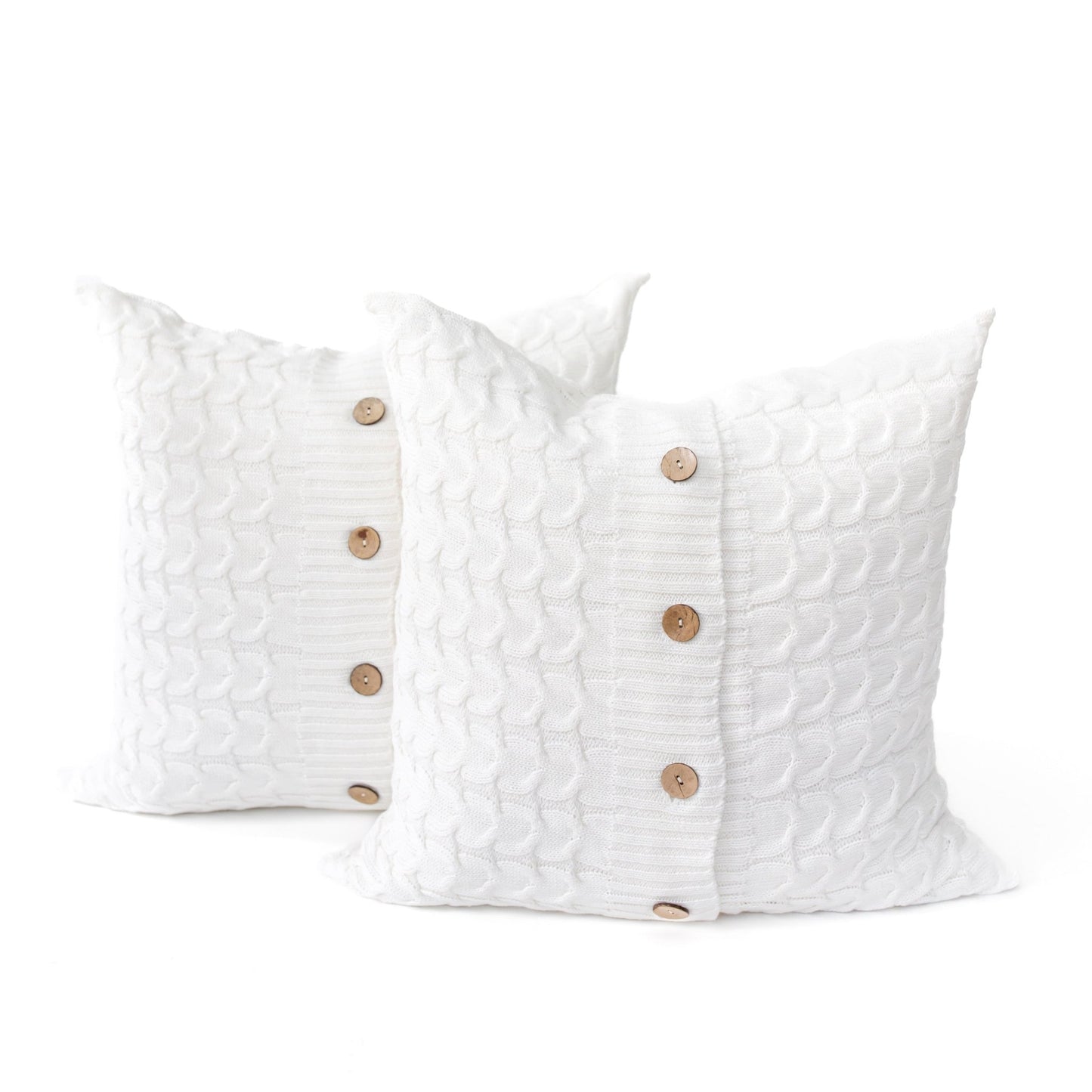 18x18" Sweater Weather Throw Pillow Covers - Maison Des Garçon