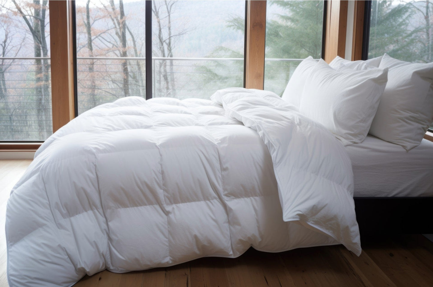 White Goose Down All - Season Comforter (King) - Maison Des Garçon